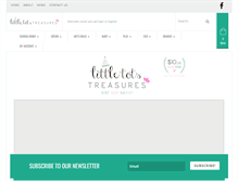 Tablet Screenshot of littletotstreasures.com.au